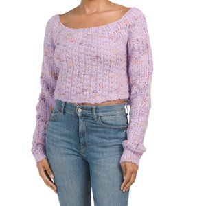 Free People Lavender Knit Sweater